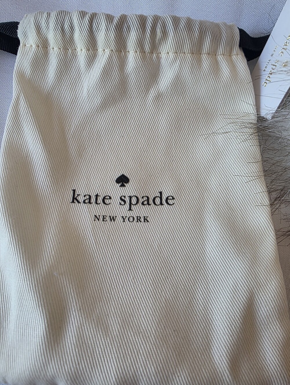 NWT Kate Spade New York Furry Owl Bag Charm Keychain - Picture 2 of 8